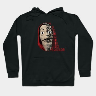 La casa de papel - Nombres De Papel Hoodie